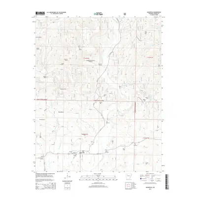2014 Map of Hagarville, 2014 Print