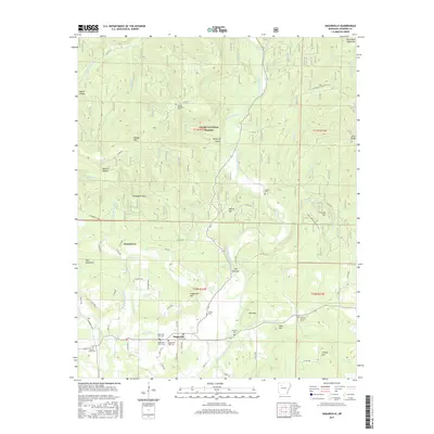 2017 Map of Hagarville, 2017 Print