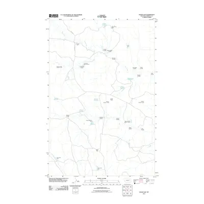 2011 Map of Hagen Gap, 2011 Print