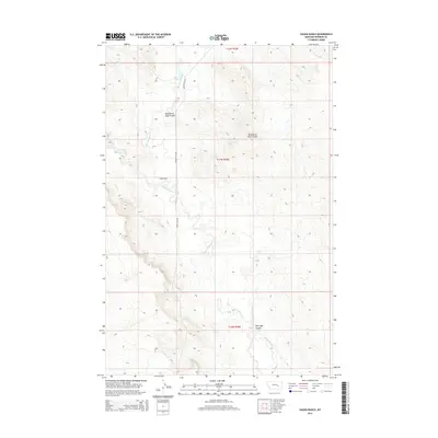 2014 Map of Hagen Ranch, 2014 Print