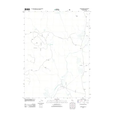 2012 Map of Hager Basin, 2012 Print