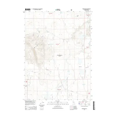 2015 Map of Hager Basin, 2015 Print