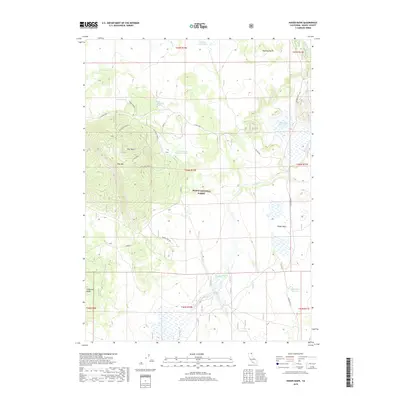 2018 Map of Hager Basin, 2018 Print