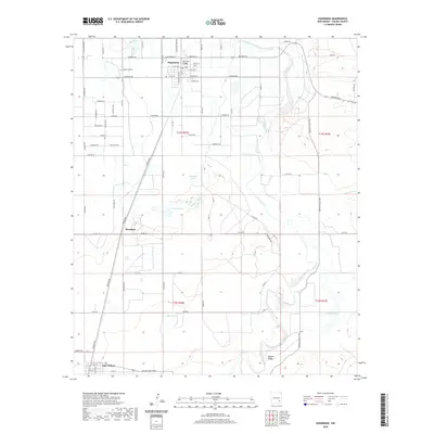 2020 Map of Hagerman, 2020 Print