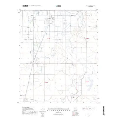 2023 Map of Hagerman, 2023 Print