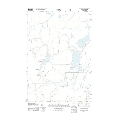 2011 Map of Hagerman Lake, 2011 Print