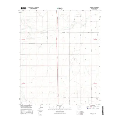 2017 Map of Hagerman SW, 2017 Print