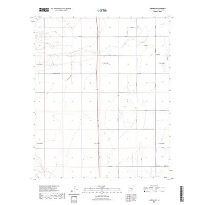 2020 Map of Hagerman SW, 2020 Print