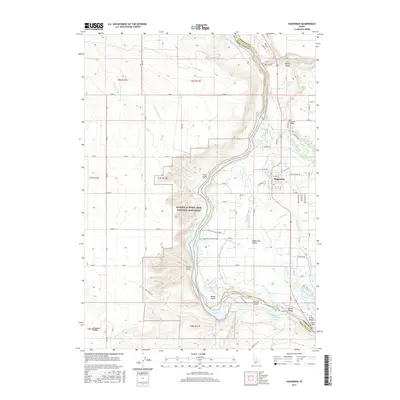 2017 Map of Hagerman, 2017 Print