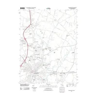 2011 Map of Hagerstown, 2011 Print