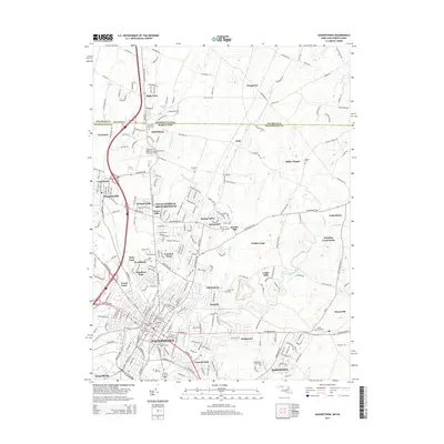 2014 Map of Hagerstown, 2014 Print