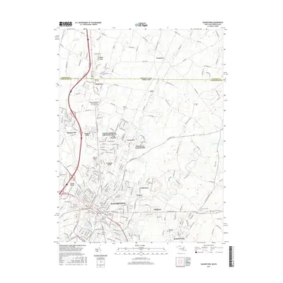 2016 Map of Hagerstown, 2016 Print