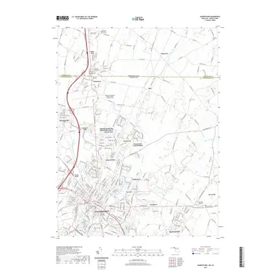2019 Map of Hagerstown, 2019 Print