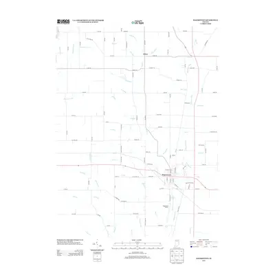 2013 Map of Hagerstown, 2013 Print