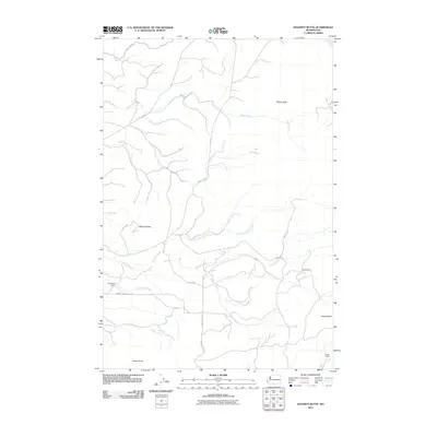 2011 Map of Hagerty Butte, 2011 Print