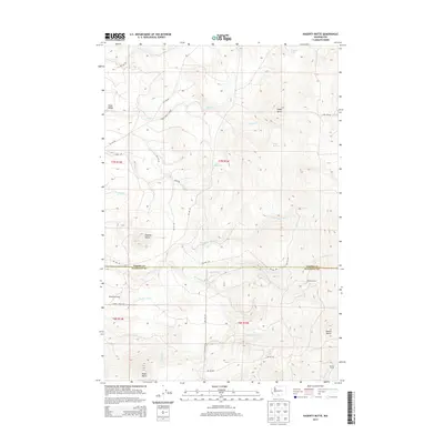 2013 Map of Hagerty Butte, 2013 Print