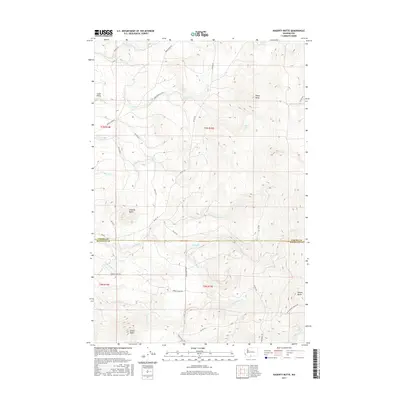 2017 Map of Hagerty Butte, 2017 Print