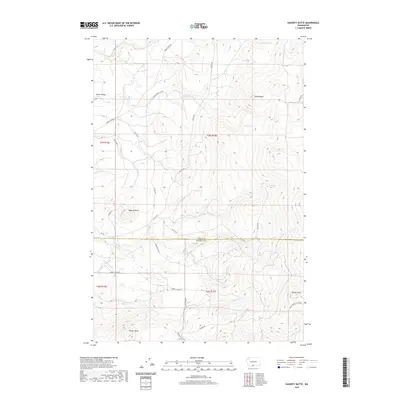 2020 Map of Hagerty Butte, 2020 Print