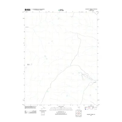 2012 Map of Haggerty Spring, 2012 Print