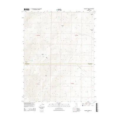 2014 Map of Haggerty Spring, 2014 Print