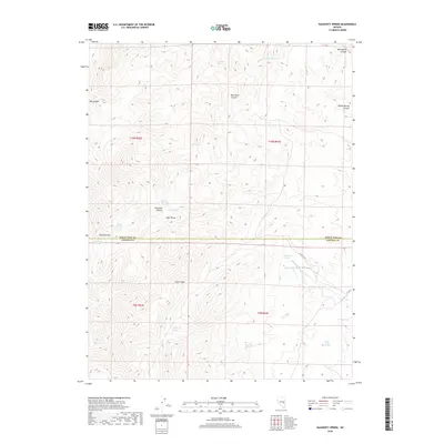 2018 Map of Haggerty Spring, 2018 Print