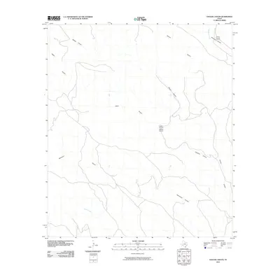 2010 Map of Hagler Canyon, 2010 Print
