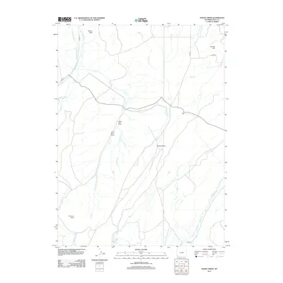 2012 Map of Hague Creek, 2012 Print