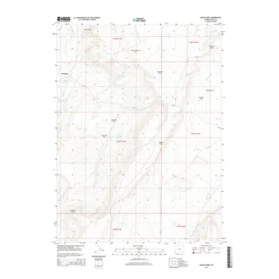 2015 Map of Hague Creek, 2015 Print