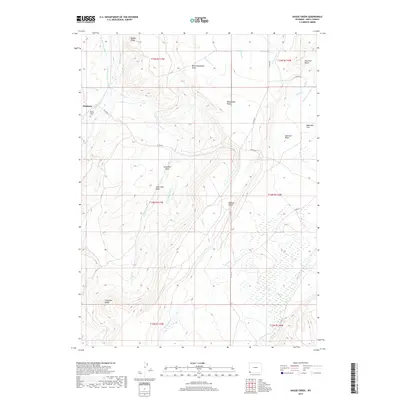 2017 Map of Hague Creek, 2017 Print