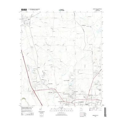 2014 Map of Hahira East, 2014 Print