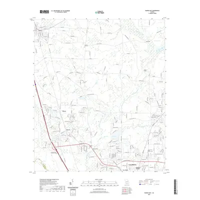 2020 Map of Hahira East, 2020 Print