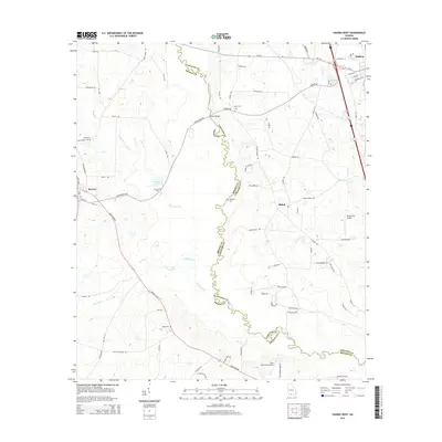 2014 Map of Hahira West, 2014 Print