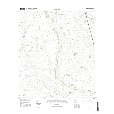 2017 Map of Hahira West, 2017 Print