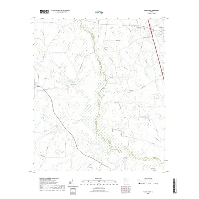 2020 Map of Hahira West, 2020 Print