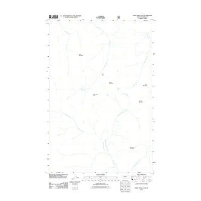 2011 Map of Hahn Creek Pass, 2011 Print