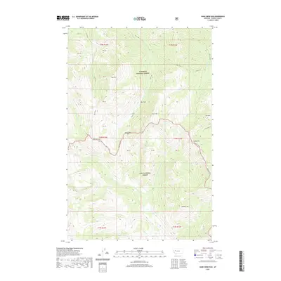 2020 Map of Hahn Creek Pass, 2020 Print