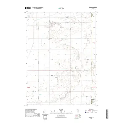 2018 Map of Hahnaman, 2018 Print