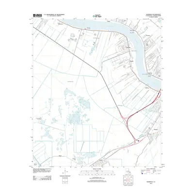 2012 Map of Hahnville, 2012 Print