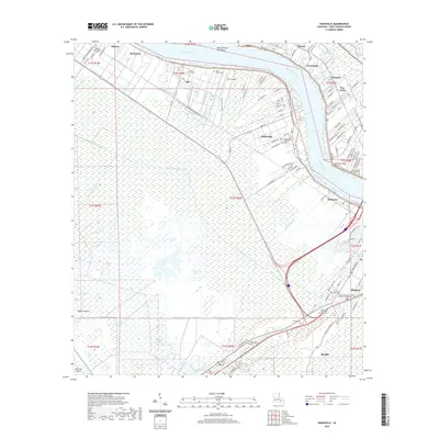 2020 Map of Hahnville, 2020 Print