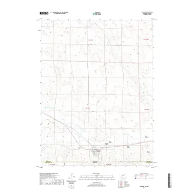 2017 Map of Haigler, 2017 Print