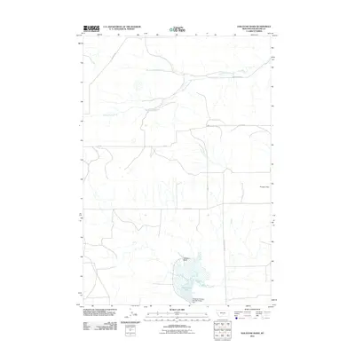 2011 Map of Hailstone Basin, 2011 Print