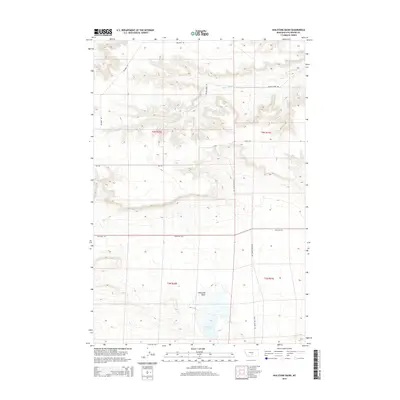 2014 Map of Hailstone Basin, 2014 Print
