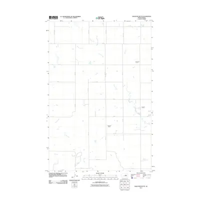 2011 Map of Hailstone Butte, 2011 Print