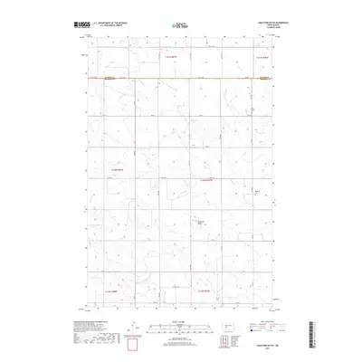 2017 Map of Hailstone Butte, 2017 Print