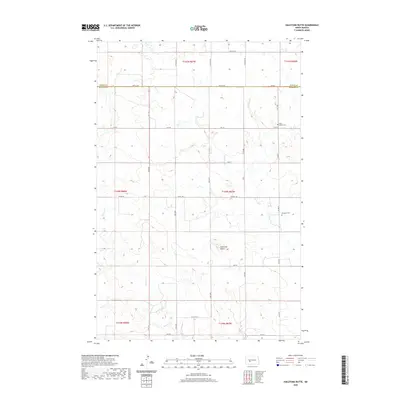 2020 Map of Hailstone Butte, 2020 Print