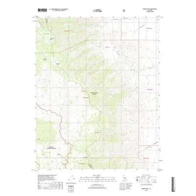 2018 Map of Haiwee Pass, 2018 Print