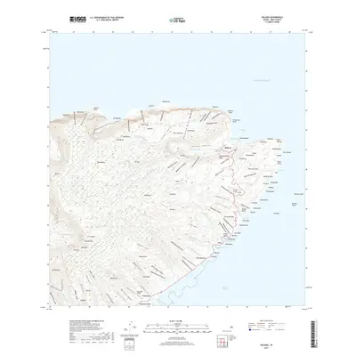 2017 Map of Halawa, 2017 Print