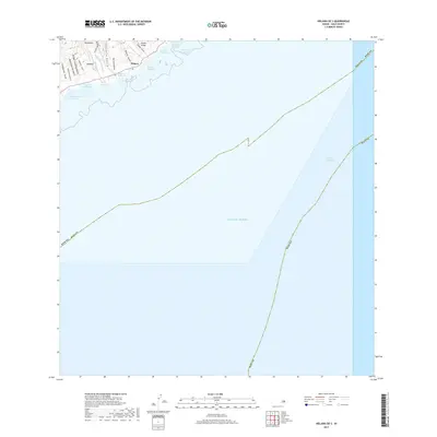 2017 Map of Halawa OE S, 2017 Print