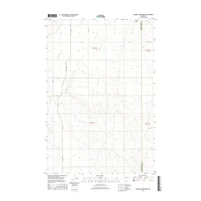 2017 Map of Halbert Creek North, 2017 Print