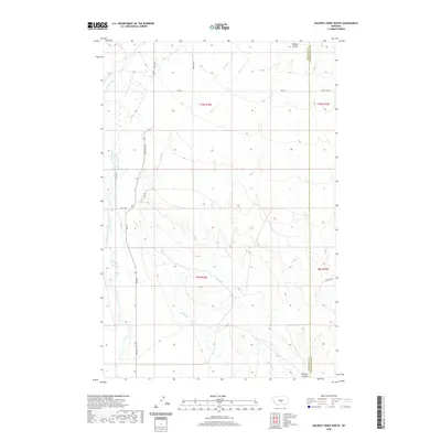 2020 Map of Halbert Creek North, 2020 Print